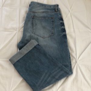 Sexy boyfriend jean light wash
